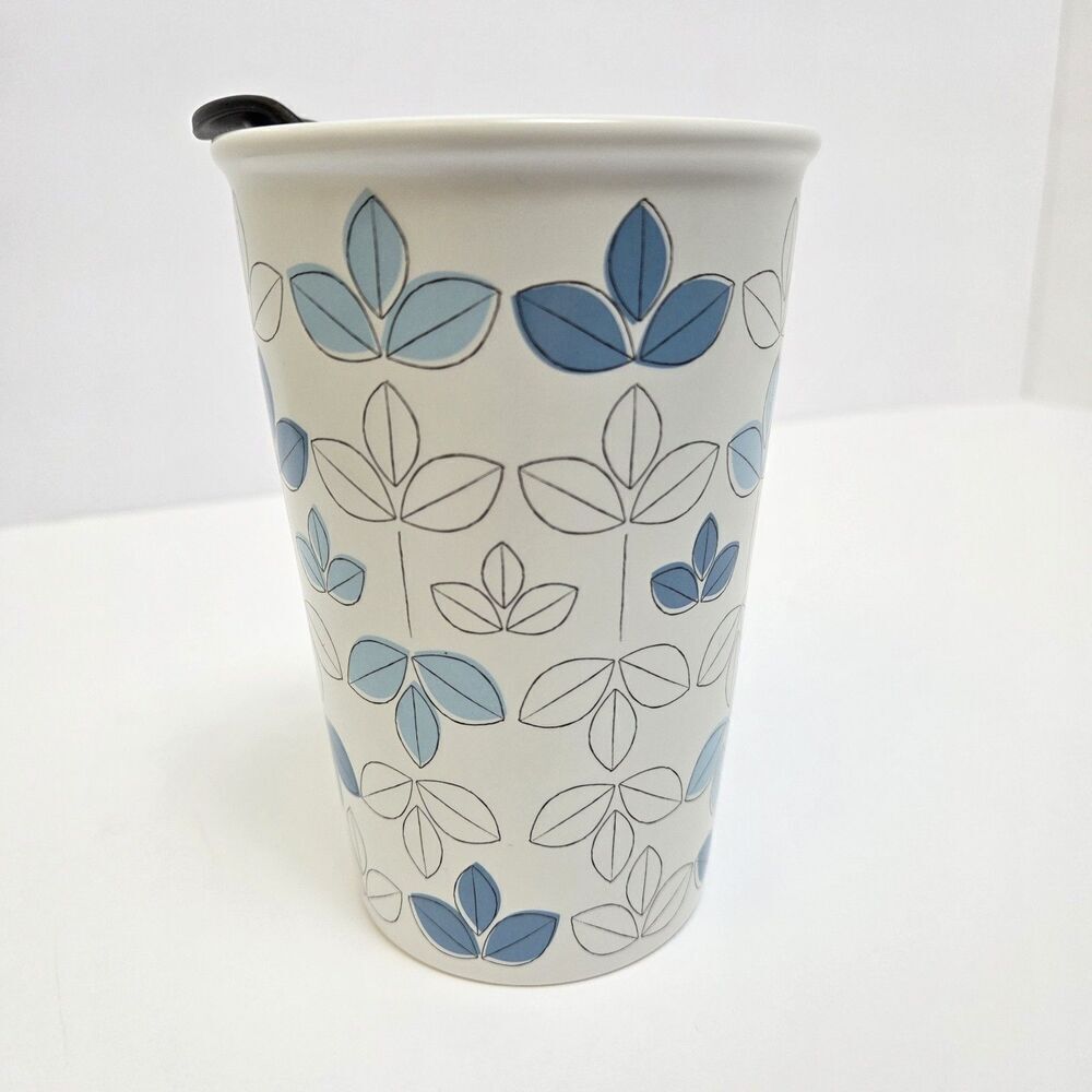 STARBUCKS International Release 2012 Ceramic Travel Tumbler W/Lid 8oz RARE in US